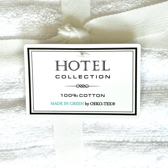 Hotel Collection 2 Pc Hand Towels Bathroom 100% Cotton SUSTAINABLY MADE … - Picture 2 of 6